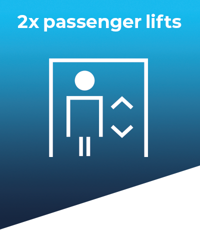 2 x passenger lifts
