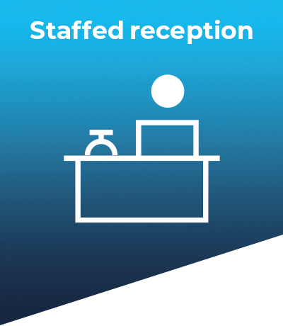 Staffed reception